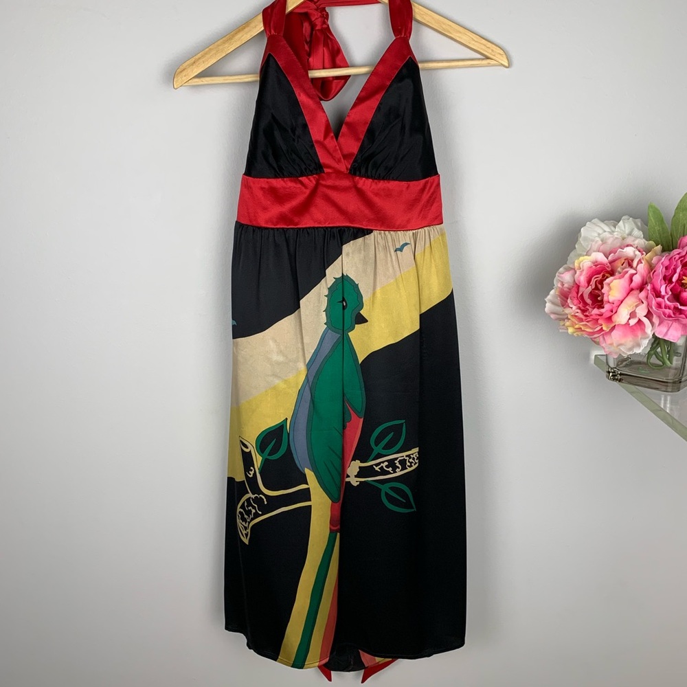 100% silk party dress by Voom